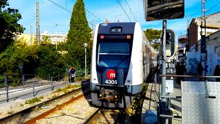 🚇 FGV 4300 saliendo de GODELLA Metro de Valencia [upl. by Sil]