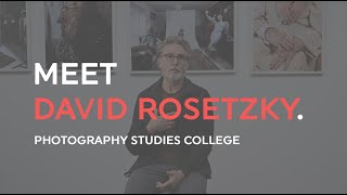 David Rosetzky  What does photography mean to you [upl. by Aihsei843]