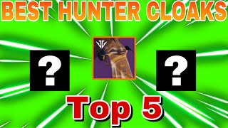 Destiny 2  5 Best Cloaks For Hunters quick and easy guide [upl. by Anilac]