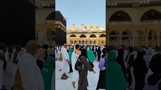 A Beautiful Ful View Of Masjide Haram kaba makkah madina islamicstatus [upl. by Aisauqal]