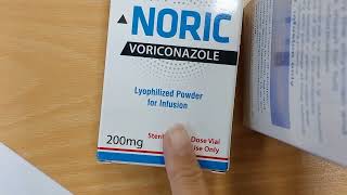 Voriconazole injection 200mg  Noric injection [upl. by Cicenia]