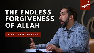 The Endless Forgiveness of Allah  Khutbah by Nouman Ali Khan [upl. by Auqinaj]