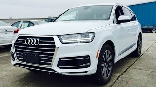 2017 Audi Q7 Prestige 30T Quattro Tiptronic Full Review Exhaust Start Up Short Drive [upl. by Siryt]