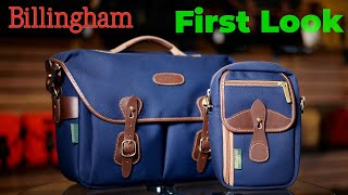 Brand New Navy and Chocolate Colorway for Billingham Camera Bags [upl. by Ebba]