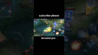 LANCELOT GAMEPLAY PRO PLAYER lancelot mlbb shorts esl mpl [upl. by Lleuqram]