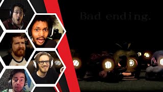 Lets Players Reaction To The Bad Ending in FNAF 3  Five Nights At Freddys 3 [upl. by Osborne]