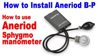 How to Install Aneroid Sphygmomanometer  How to use Aneroid Sphygmomanometer [upl. by Latif13]