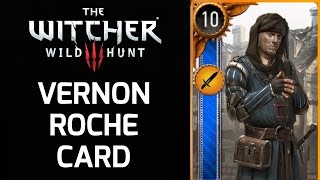 The Witcher 3 Winning the Vernon Roche Gwent Card [upl. by Navi]