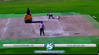 Leicestershire U18 vs YTCA Goltay U17  Friendly Match 2023  MCC Cricket Grounds [upl. by Yraht]