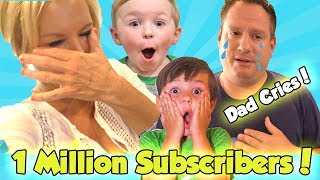 1 Million Subscriber Special Makes Mom amp Dad Cry  DavidsTV [upl. by Halle]