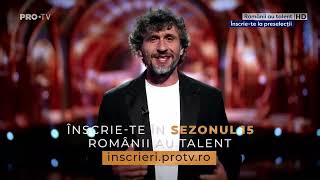 Înscrieri Românii au talent Sezonul 15  Promo PRO TV [upl. by Harlin920]