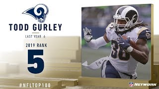 5 Todd Gurley RB Rams  Top 100 Players of 2019  NFL [upl. by Ellainad]