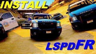 LSPDFR GTA 5 How To Install  LSPDFR [upl. by Olemrac]