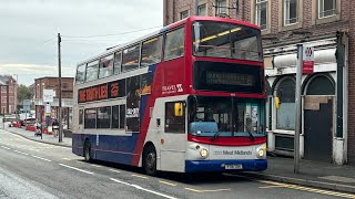 Final ride on a Walsall Dennis Trident 4125 on the 6 from Four Oaks Rail Station to Sutton Coldfield [upl. by Aneloj]