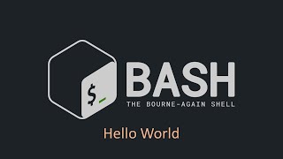 2Bash Scripting  Hello World [upl. by Navi42]