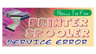 How to Fix print spooler services not running error from windows 7 [upl. by Ayisan362]