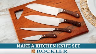 How to Make a HighQuality Kitchen Knife  DIY Kitchen Knives [upl. by Auqinat960]