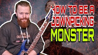 Five Riffs To Turn You Into A Downpicking Monster [upl. by Navlys]