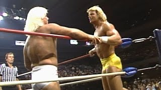 Ric Flair vs Lex Luger  NWA World Heavyweight Title Match The Great American Bash on WWE Network [upl. by Swarts117]