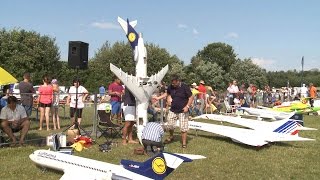 Amazing Giant RC Airliner Meeting [upl. by Bascomb]