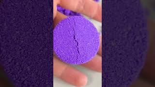 Visual ASMR Purple Kinetic Sand Cutting 4K shorts [upl. by Aicenod141]