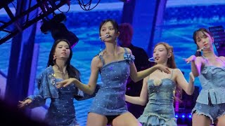 TWICE  Alcohol Free DTNA Talk That Talk  TWICE READY TO BE in Jakarta 사나 쯔위 focus 4K [upl. by Hawkie]