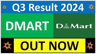 DMART Q3 results 2024  DMART results today  DMART Share News  DMART Share latest news today [upl. by Eglanteen]