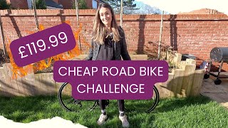 THE CHEAPEST NEW ROAD BIKE  A ROAD BIKE FOR BEGINNERS [upl. by Nwahsek]