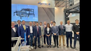 Hymson Italy a Lamiera Fiera Milano 1013 maggio 2023 [upl. by Nyledam]