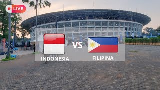 🔴Live Tim Indonesia vs Tim Filipina  Kualifikasi Sepakbola pialadunia Jelang pertandingan [upl. by Arahc]