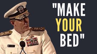 Admiral McRaven Speech Make Your Bed  Best Motivational Speech Ever [upl. by Jamill160]