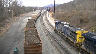 A Roar In the Hollers CSX in West Virginia Cumberland and Sand Patch [upl. by Odraccir]