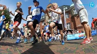 Heftiges Unwetter beim 12 Buxtehuder Altstadtlauf [upl. by Aiciram]