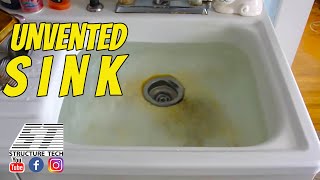 Unvented sink [upl. by Enidaj]