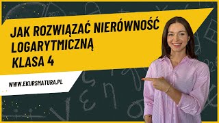 292 Jak rozwiązywać nierówność logarytmiczną Matematyka Rozszerzona [upl. by Fadas783]