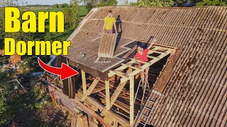 Putting on the Roof on the Dormer Extension [upl. by Getraer424]