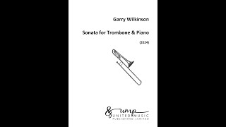 Sonata for Trombone and Piano 2024  first movement  Allegro energico [upl. by Roscoe]