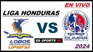 🔴Lobos vs Olimpia en vivo  Liga Clausura Honduras [upl. by Eizus328]