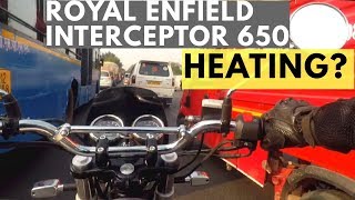 ROYAL ENFIELD INTERCEPTOR 650 REVIEW HEATING MILEAGE VIBRATIONS TUBELESS TIRES EXHAUST SOUND [upl. by Miuqaoj]