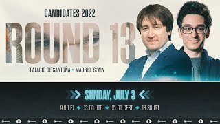 FIDE Candidates 2022  Round 13  Live Commentary with Anish Giri Judit Polgar amp Jan Gustafsson [upl. by Arman343]