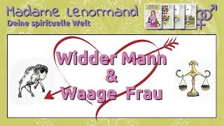 Widder Mann amp Waage Frau Liebe und Partnerschaft [upl. by Nissensohn]