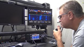 📻 NEW Yaesu FTDX10 HF6M Hybrid SDR Ham Radio Transceiver Review Making Contacts [upl. by Atteras]