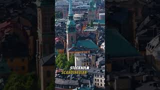 Stockholm Scandinavia’s Stunning Capital travel travelshorts [upl. by Anirdnajela]