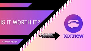 TextNow 4 Months Later  Is It Worth It [upl. by Adnorahs667]