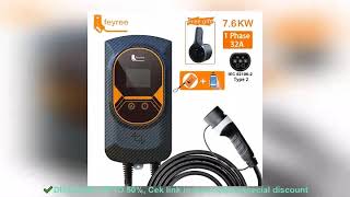 ✔️feyree EV Charging Station 32A Electric Vehicle Car Charger EVSE Wallbox Wa [upl. by Henrie]