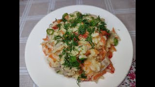 Ризотто с курицей и овощами Просто быстро вкусно [upl. by Ahsata]