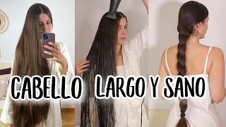 CABELLO LARGO RÁPIDO Mi rutina capilar completa de Cabello largo y sano [upl. by Salohcin]