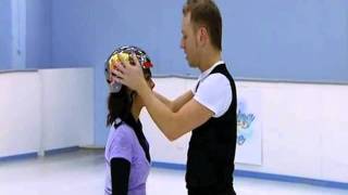 Dancing On Ice  ROXANNE PALLETT PRACTICING THE HEADBANGER SCREAMING [upl. by Fionna]