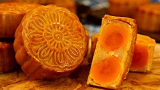 The CLASSIC Mooncake Recipe 双黄白莲蓉月饼 [upl. by Alliuqat963]