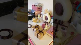 Premium Anniversary Hamper making🤎🫶🏻Hamper tutorial trendingshorts hamperbox giftboxtutorial [upl. by Amalee]